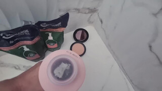 3. pussy flashing in mirror throughout; the longest are 0:10 for 2 secs, 0:23 for 1 sec, and 0:58 for 5 secs