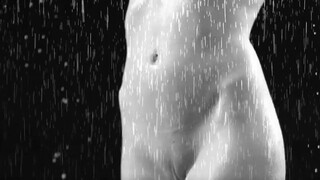 6. Full black and white nude