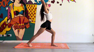 1. YOGA & Gymnastics. Oops pussy – 2:20, 2:32.