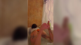 7. Orange Shower/ Bath ! Stress Reducing! Sexy !