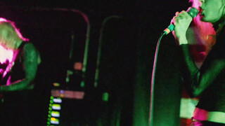 6. The singer in a transparent shirt.