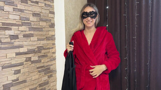 1. See-through nipples after [2:35] | TRY ON HAUL | Black silk robe and favorite sheer see-through cape