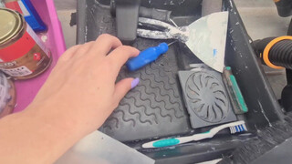 6. pussy in mirror 0:00 – 0:06, and at 1:00 for a second