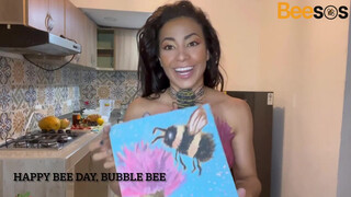 4. Ensalada de frutas endulzada con miel de abeja pura