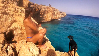 6. Topless swimming (starts at 0:40)