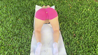 5. Yoga with flashing plug