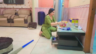 4. Soniraj real vlogs beautiful haryanvi women cleaning