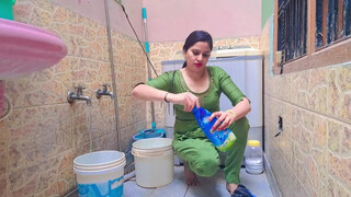 7. Soniraj real vlogs beautiful haryanvi women cleaning