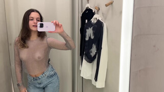 8. Transparent Clothes Try on Haul with Emily