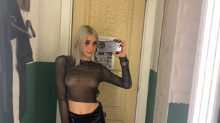 9. Moonsi Morfin | See-Through Try On Haul | breast | chest | boobs