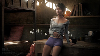 3. Drills3D Studio custom adult Clementine wips NSFW nudity around the 2 min mark.