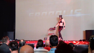 3. Catwoman strips (5:45, “Betty Benetti Catwoman Eropolis 2015 Tours”)