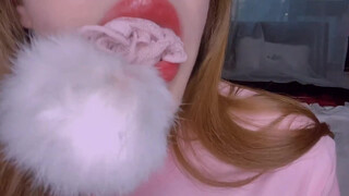 6. She puts her own panties in her mouth. Long ver. beautiful butt