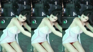 10. A sexy Chinese dancer red panty dance