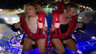 9. Slingshot ride big-boob nip slip [0:45]