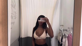 4. Gina’s Closet | Transparent Tops Try on Haul | big dark nipples | 1:20