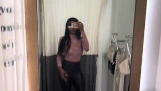 6. Gina’s Closet | Transparent Tops Try on Haul | big dark nipples | 1:20