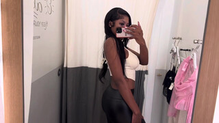 8. Gina’s Closet | Transparent Tops Try on Haul | big dark nipples | 1:20
