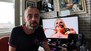 10. She peels latex off her naked body in “B.T.S Nude Liquid Latex Photoshoot (18+) with Model Heather”