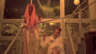 8. Ladi Earth, Baby Blue (video clip) nude, boobs, pussy, penis.