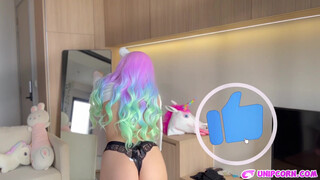 4. unipcorn| see-through | big and hard nipples? | 0:38