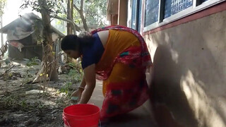 6. Misti sonai daily blog bbw bathing in saree