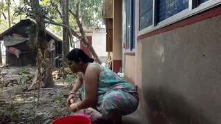 5. Misti sonai daily blog bathing in nighty