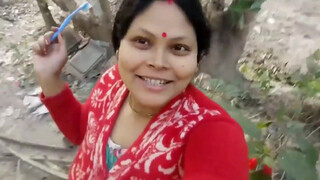 1. Misti sonai daily blog bathing in nighty