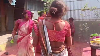 5. Holi touching women’s