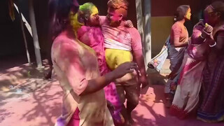7. Holi touching women’s