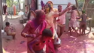 8. Holi touching women’s