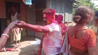 3. Holi touching women’s