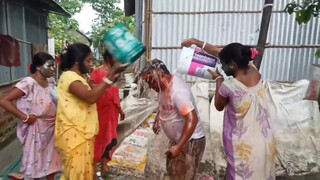 7. Holi everyone is braless shows at 7:40 in nighty