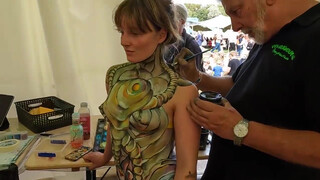 Castlefest bodypainting friday.