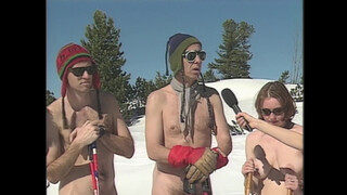 9. Naked Skiing