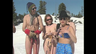 10. Naked Skiing