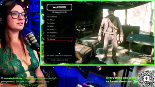 7. Nipple visible the entire video. Best view after stretching 42:42