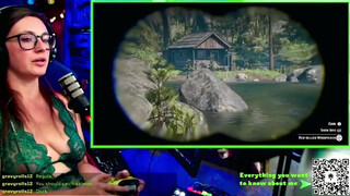 10. Nipple visible the entire video. Best view after stretching 42:42