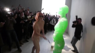 5. Only one naked for performance art piece