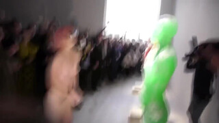 6. Only one naked for performance art piece