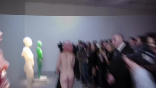 1. Only one naked for performance art piece