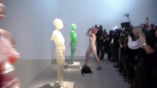 2. Only one naked for performance art piece