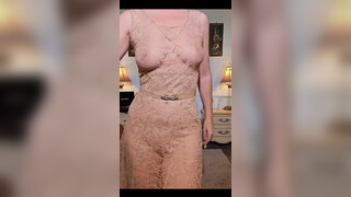 Dainty Rascal in seethrough dancing