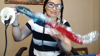 2. Gummy worm deep throat