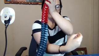 3. Gummy worm deep throat