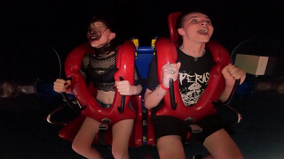 4. Really quick nip slip on slingshot ride [0:52]