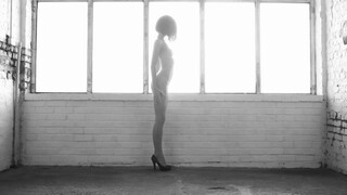 1. Sexy B&W naked dance