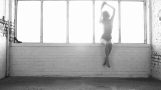 9. Sexy B&W naked dance