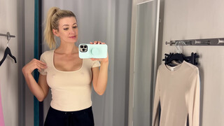 See thru try on haul (1:40, 3:25)