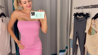 8. See thru try on haul (1:40, 3:25)